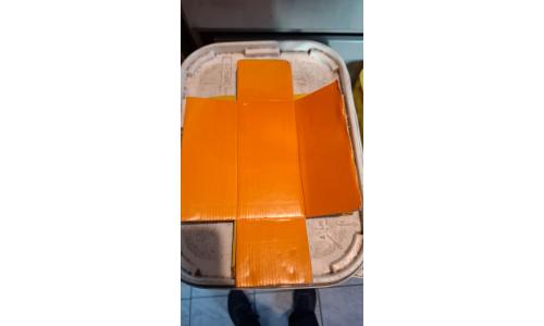 Autorama Estrela - Embalagem Papel�o Carro Caixa Laranja