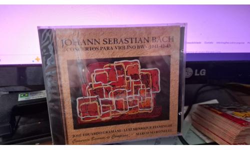 CD Johnn Sebastian Bach Concertos para Violino