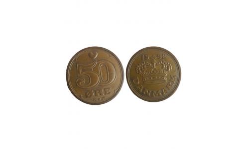 Moeda 50 Ore Dinamarca