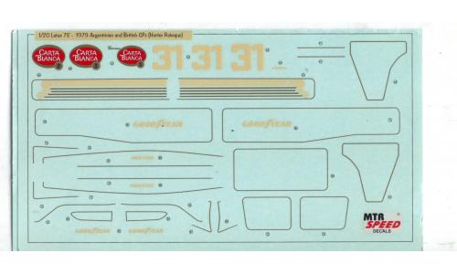 1/20 - 1979 Lotus 78 Argentina e Inglaterra