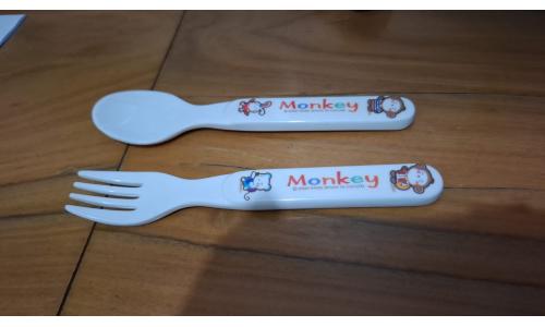 Monkey Garfo e Colher