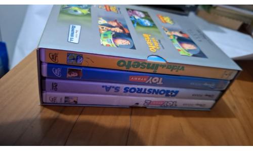 DVD Box Toy Story 1 e2 Vida de Inseto Monstros SA