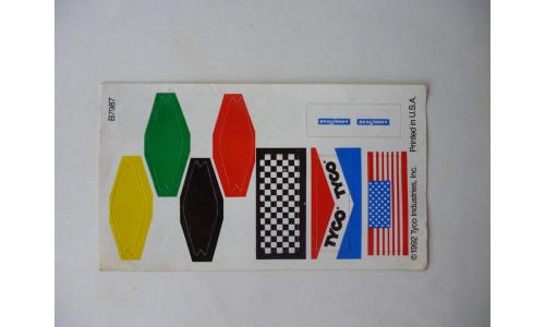 Autorama Tyco - Adesivo Original