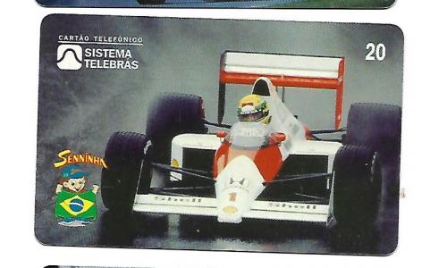 Cart�o Telef�nico Ayrton Senna (Senninha) 1989 GP de Portugal