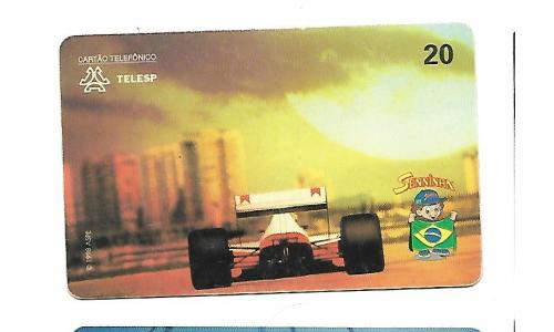 Cart�o Telef�nico Ayrton Senna (Senninha) 1989 GP da india