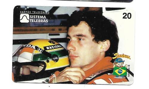 Cart�o Telef�nico Ayrton Senna (Senninha) 1989 GP Portugal
