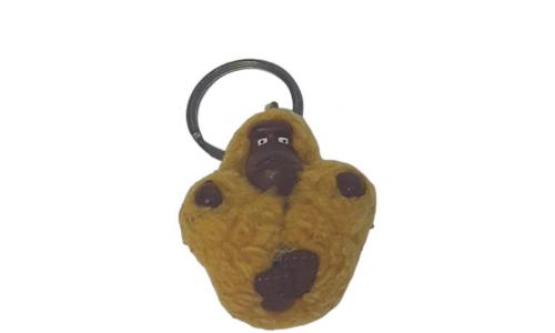 Chaveiro Kipling Gorila Marrom Pequeno