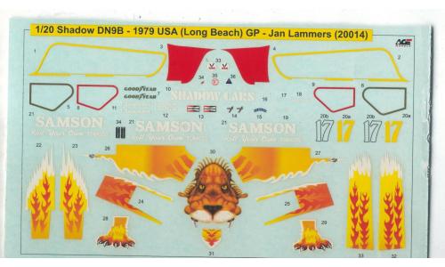 1/20 - 1979 Shadow DN9B Long Beach