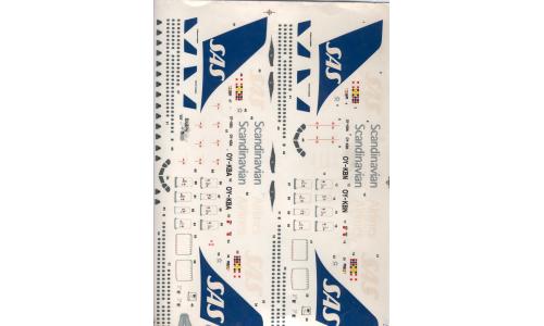 Decalque Avi�o SAS Scandinavian OY-KBN