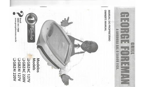 Manual George Foreman Grill