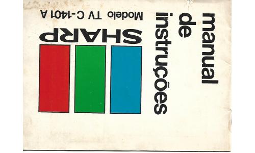 Manual Sharp TV C-1401 A