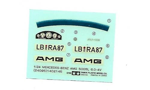 Decalque 1/24 Mercedes Benz AMG 500SL