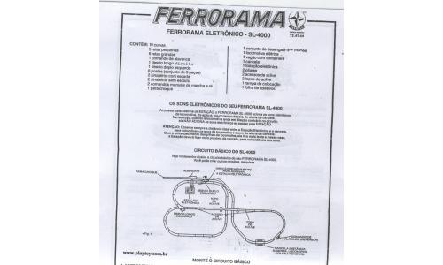 Ferrorama - Manual SL-4000 Eletronico