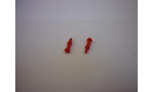 Susi Acess�rios Par de Brincos Pino Vermelho