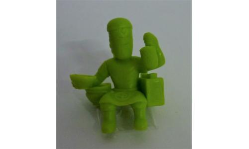 Boneco Verde Com Tigela na M�o
