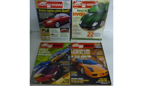 Lote 8 Revistas Quatro Rodas 4 Exemplares