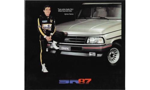 Folheto Pick-up Sr Ayrton Senna 1985 Lotus