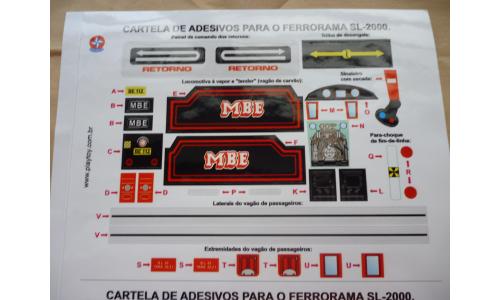 Ferrorama - Adesivo Cartela SL-2000