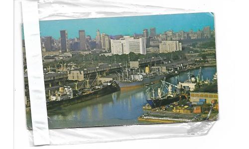 Cart�o Postal Argentina Buenos Aires Vista del Puerto