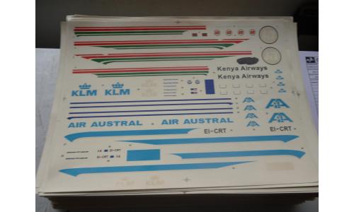 Decalque Avi�o KLM / Air Austral