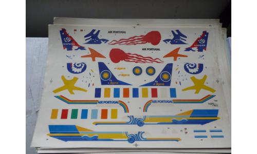 Decalque Avi�o Air Portugal Expo 98