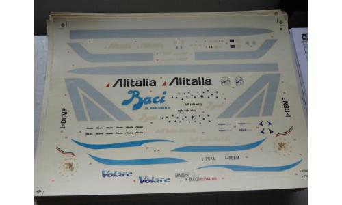 Decalque Avi�o Alitalia Baci I-PEKM