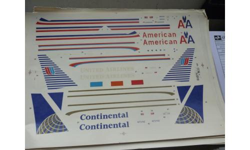 Decalque Avi�o American Continental