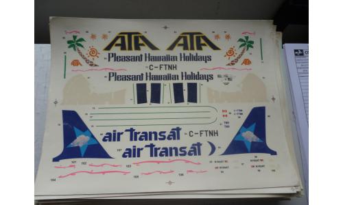 Decalque Avi�o ATA Pleasant Hawaiian Holidays