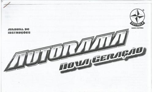Autorama Estrela - Manual 2000 Nova Gera��o