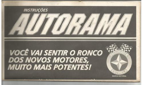 Autorama Estrela - Manual 2006 Velocidade Maxima