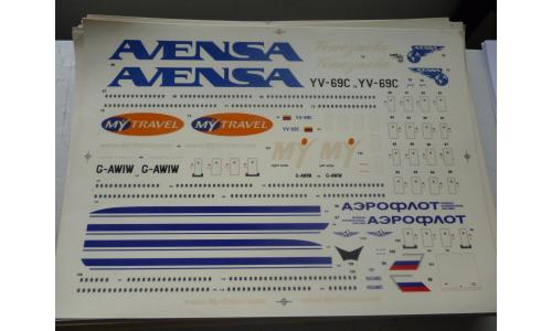 Decalque Avi�o Avensa My Travel Russian