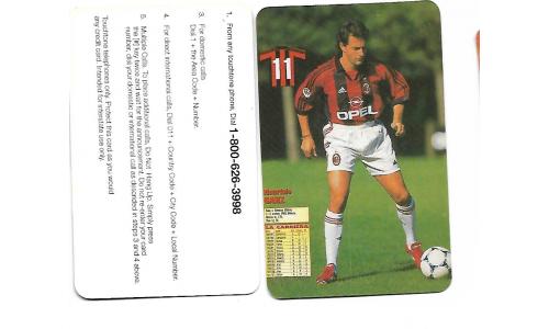Futebol 02x Cards Maurizio e Leonardo