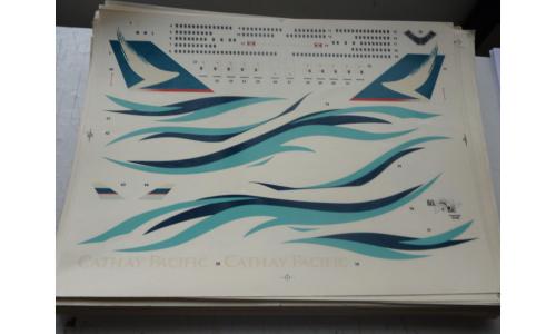 Decalque Avi�o Cathay Pacific