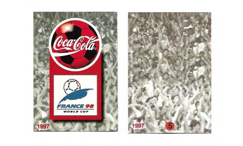 Coca Cola 1997 Cards N.05 Copa da Fran�a