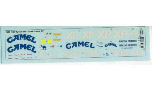1/20 - 1989 Tyrrell 018 Fran�a