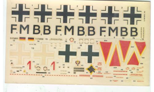 Decalque 1/48 Alem�o