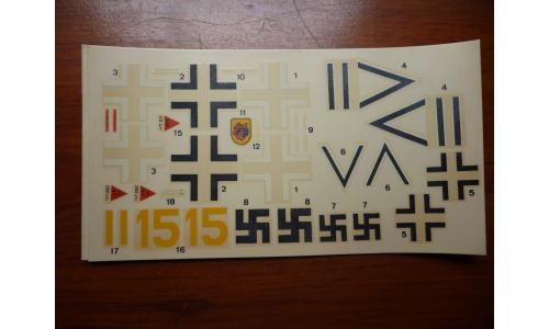 Decalque 1/48 Avi�o Alem�o 11 15