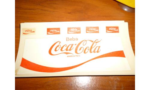 Caminh�o 1:50 Decalque Bau Coca Cola