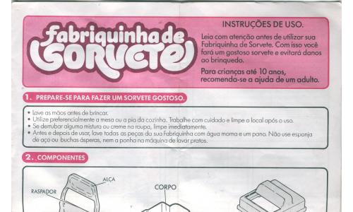 Manual Fabriquinha de Sorvetes
