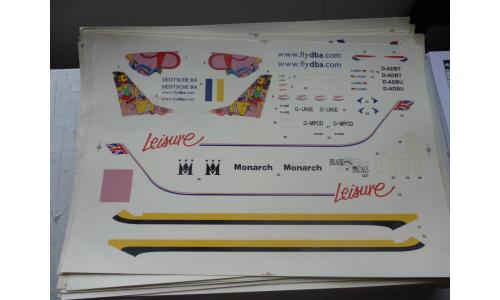 Decalque Avi�o Fly DBA Monarch Leisure