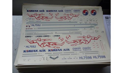 Decalque Avi�o Korean Air