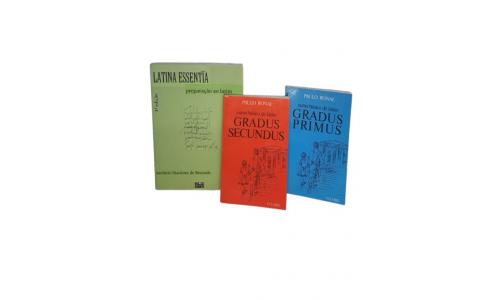 3x Livros Latina Essentia Prepara��o ao Latim Usados