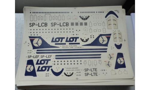 Decalque Avi�o Polskie Lot Lot Polish SP-LCB