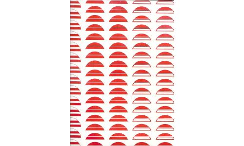 Decalque Meia Lua Vermelho