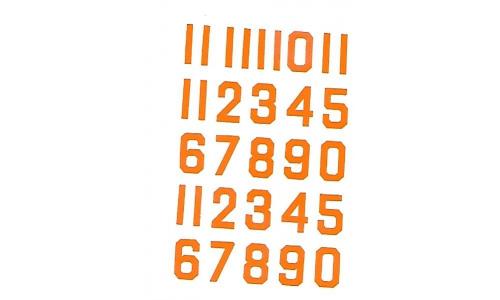 Decalque Numeros 1.0 Laranja