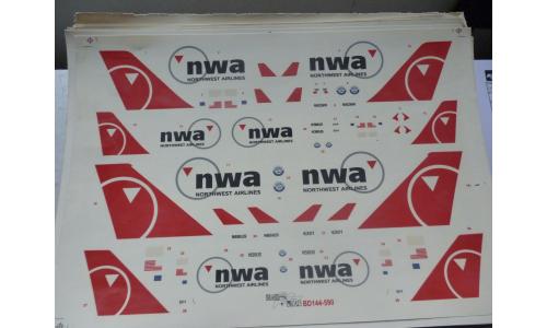 Decalque Avi�o NWA