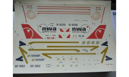 Decalque Avi�o NWA Novair