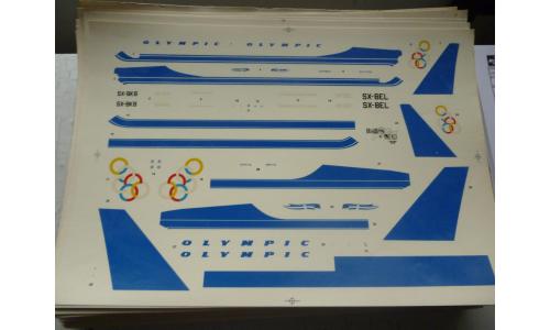 Decalque Avi�o Olympic SX-BEL