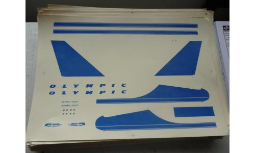 Decalque Avi�o Olympic SX-OAC