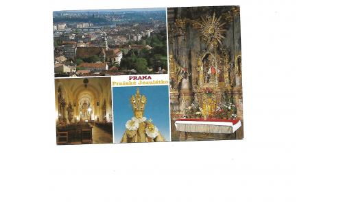 Cart�o Postal Republica Tcheca Praha Bosi Karmelitani